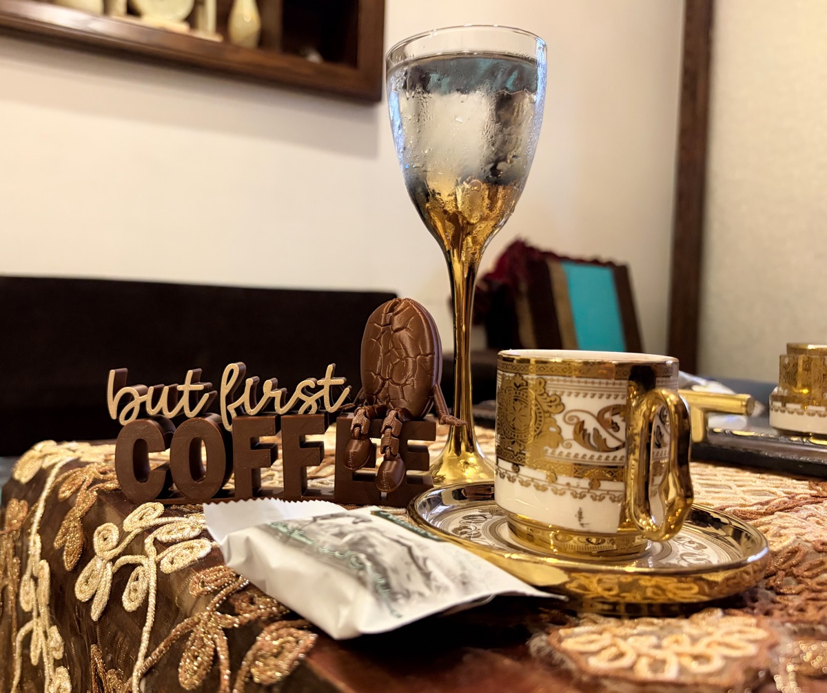 But first coffee